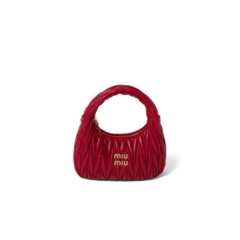 red miu miu bag|miu mini handbags.